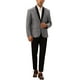 thumbnail image 2 of BLAZERS BRILLANTES INSPIRADORES PARA HOMBRES CON SOLAPA DE CHAQUETA PARA BODA, PROM Y DEPORTIVOS 2XL PLATA, 2 of 5