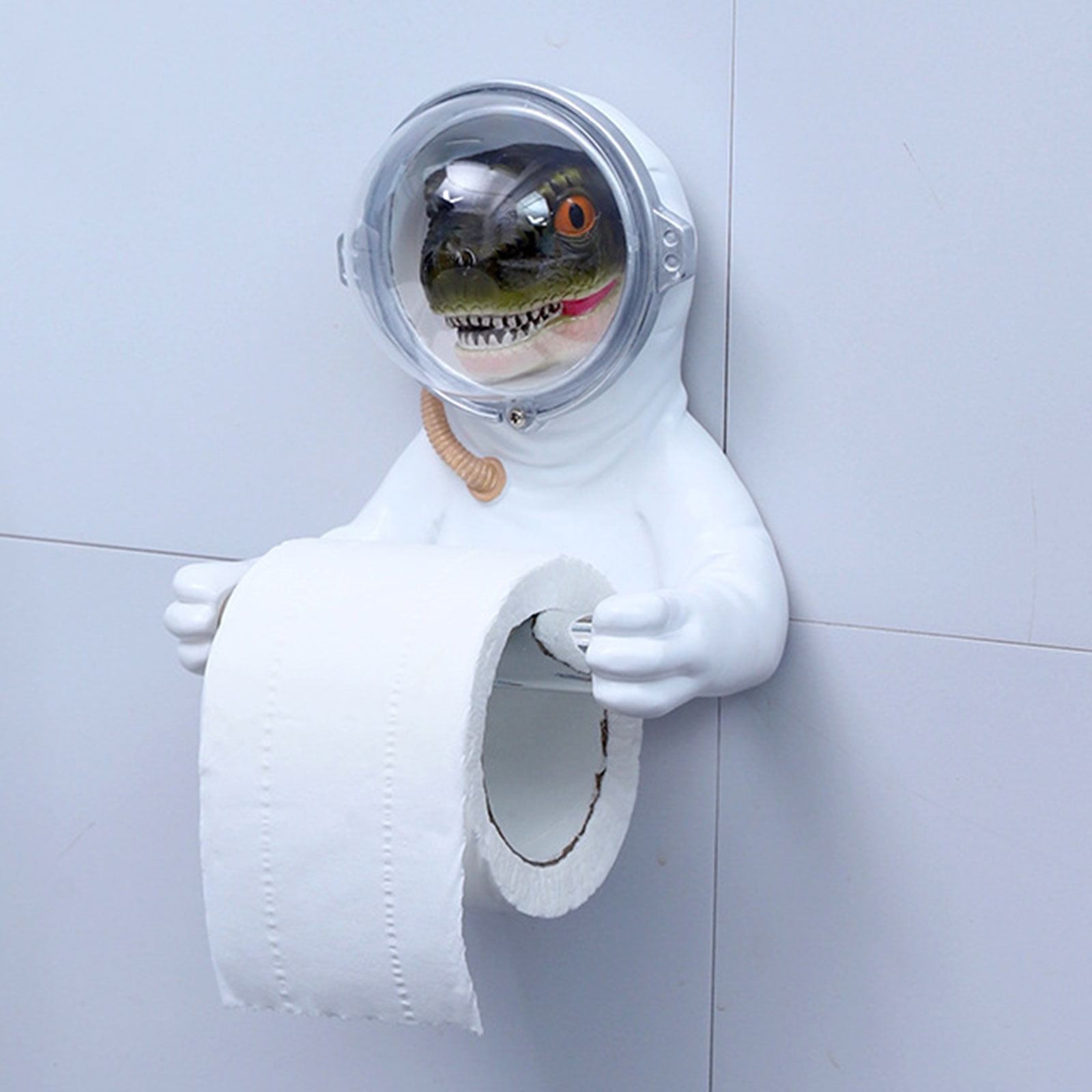 Osdhezcn Wall Mounted Roll Paper Holder Chimpanzee Dinosaur Towels Face Cleaning Towel
