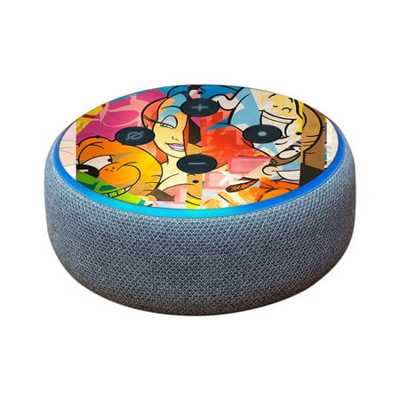 Skin for Amazon Echo Dot (3rd Gen) - Cartoon Smiles | Protective, Durable, and Unique Vinyl Decal wrap cover | Easy To Apply, Remove, and Change
