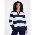 thumbnail image 4 of U.S. Polo Assn. Women's Fleece Rugby Henley Popover, Sizes XS-XL, 4 of 6