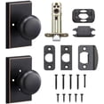 thumbnail image 3 of Sure-Loc Oakley Privacy Knob Vintage Bronze, 3 of 7