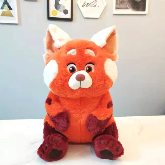 20-45cm Disney Turning Red Panda Plush Doll Kawaii Anime Raccoon Plush Toys Cartoon Red Panda Stuffed Doll Kids Birthday Gifts
