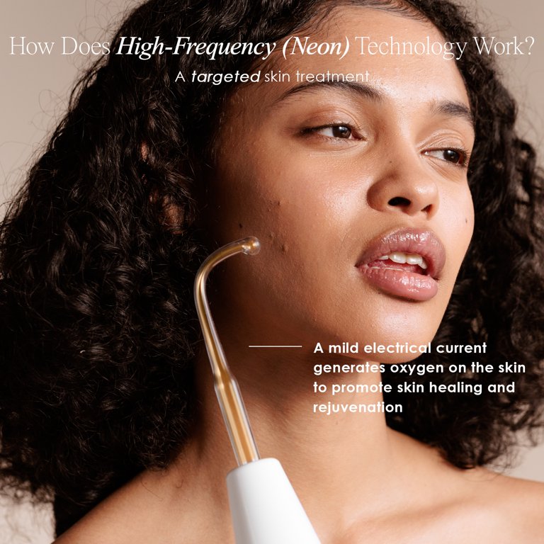 Project E Beauty Faisca Neon (Orange) | High Frequency Wand | Anti
