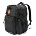 thumbnail image 6 of K-Cliffs Multi-Compartment School Backpack  w/ Laptop Sleeve, Bottle Holder, and Padded Straps , Unisex, Teen-Adult, Black, 6 of 9