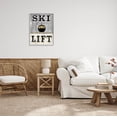 thumbnail image 2 of Stupell Industries Ski Lift Winter Sports Graphic Art Gray Framed Art Print Wall Art, Design by Livi Finn, 2 of 7