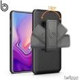 thumbnail image 2 of BELTRON Slim Fit Protective Case and Holster Combo for Galaxy S10E with Rotating Belt Clip and Built-in Kickstand Compatible with Samsung Galaxy S10E G970 2019 - NOT Plus, 2 of 9