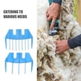thumbnail image 3 of CRILSTYLEO 2Pcs Protective Trimmer Guide for Electric Wool Shears Blue Replacement Accessory, 3 of 8