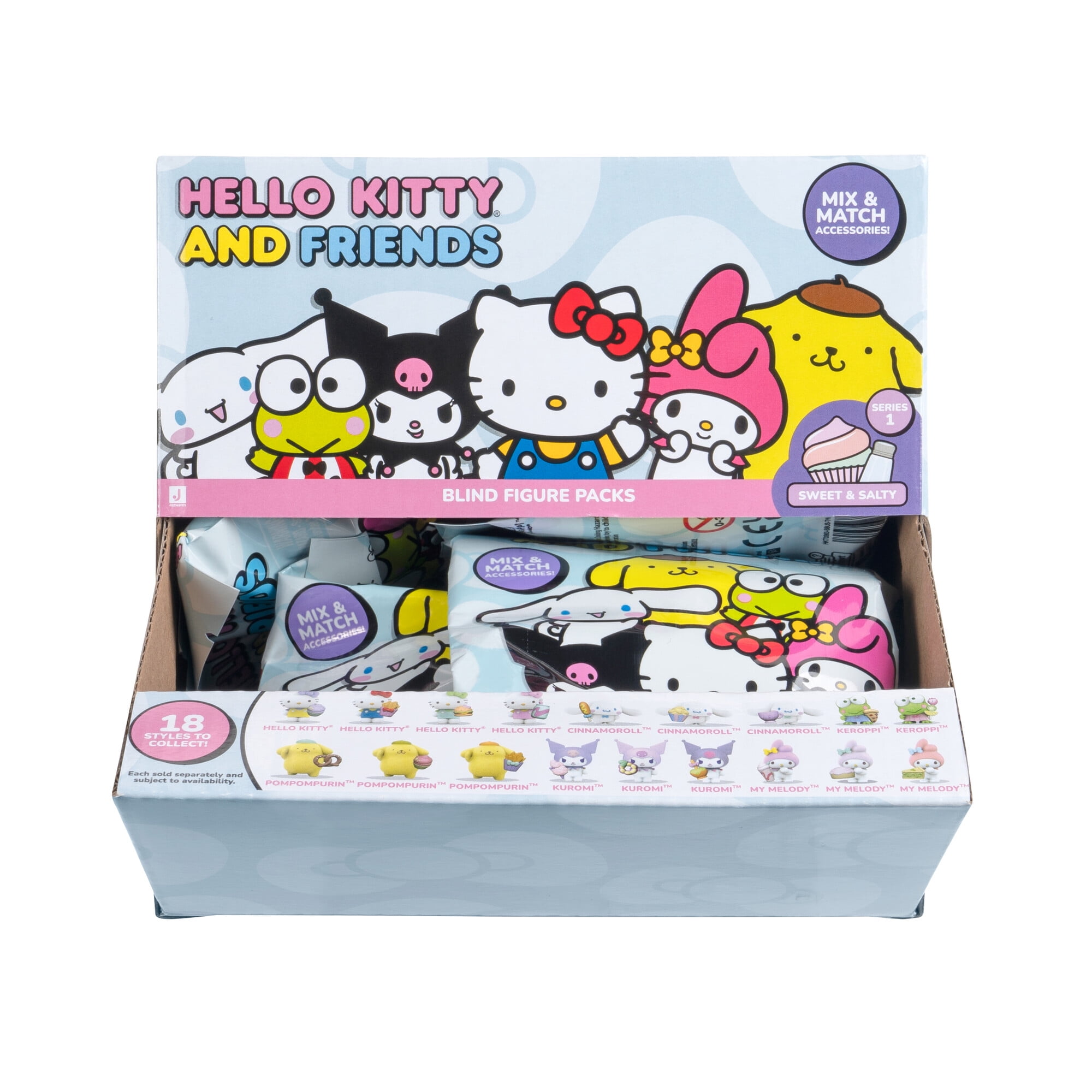 Hello Kitty & Friends Chibi Snapz 2Pk Capsule - Walmart.com