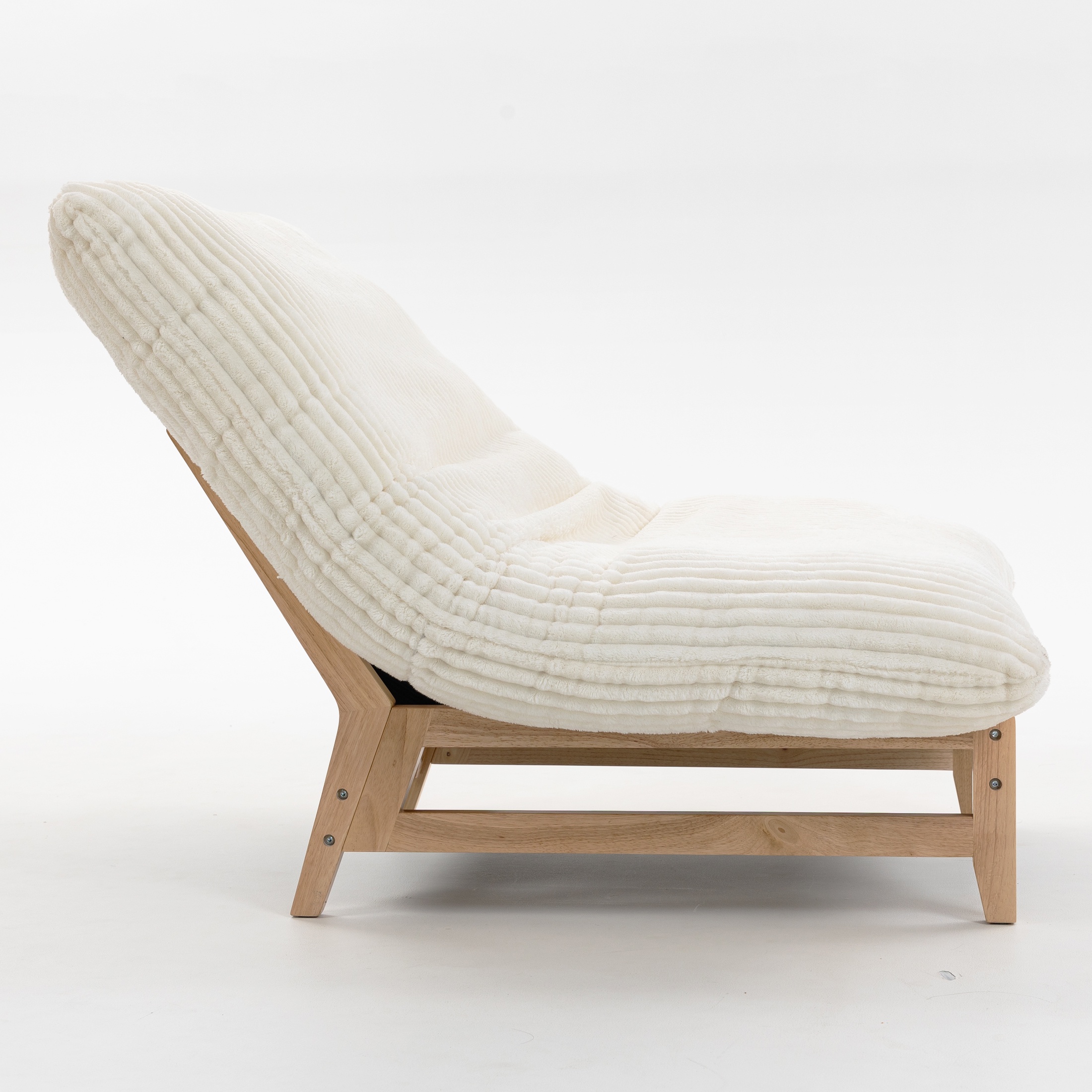 PORKISS Bean Bag Chair for Adults, Comfy Sofa Bean Bag Couch Lounge Soft Corduroy Material Furniture Gift High-Quality Lazy Sofa, Casual Single Sofa, Off White