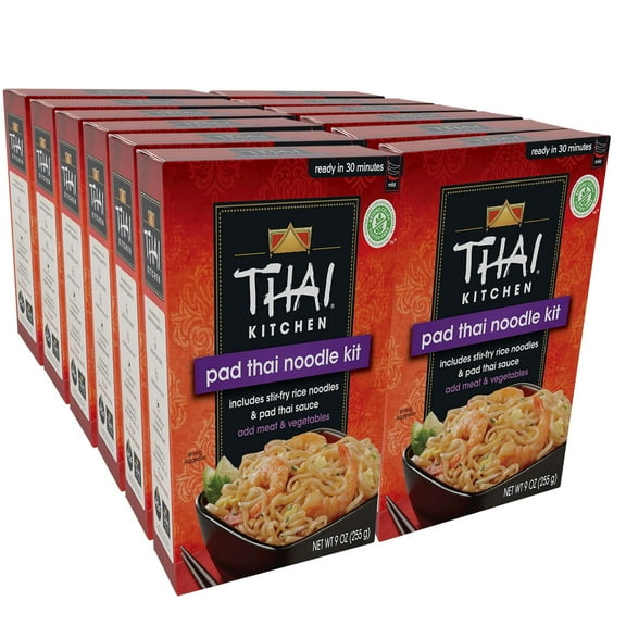 Thai Kitchen Gluten Free Pad Thai KKS1 Noodle Kit, 9 oz (Pack of 12)