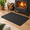 Black-2'6" x 3'4" (Rectangular), variant on Heavy-duty Multi-purpose 24 X 42 Inches Floor Mat For Indoor Or Outdoore Grill Pad Fireplace Kitchen Stove Cooktop And Hearth Dec