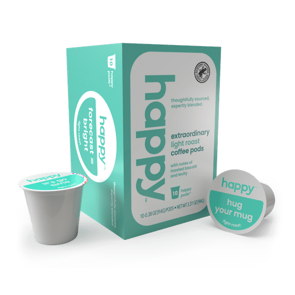 extraordinary light roast coffee happy pods™ 10 ct