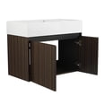 thumbnail image 2 of Bathroom Cabinet with Sink | Double-Door Storage and Stylish Design | Durable Plywood and Easy Assembly | Keep Bathroom Neat and Tidy, 2 of 7