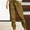 Khaki, variant on TAGOLD Womens Summer Pants,Fashion Women Plus Size Drawstring Casual Solid Elastic Waist Pocket Loose Pants