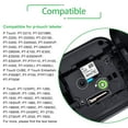 thumbnail image 6 of GREENCYCLE 2PK Compatible for Brother TZe-FX211 TZ-FX211 TZe-211 TZ-211 TZe P-touch Tape 6mm 0.23'' Flexible ID Cable Laminated Black on White Label Tapes, 6 of 7