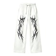 thumbnail image 4 of CONZONE Big Boys Baggy Sweatpants Y2K Graphic Joggers for Boys Drawstring Fall Winter Athletic Trousers with Pockets, 4 of 5