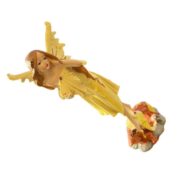 Hemoton Enchanting Multi Resin Fairy Statue for Decoration with Delicate Texture and Collectible .5 Inches