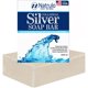 thumbnail image 1 of Barra de jabón de plata coloidal de 4 onzas sin perfume, limpiador puro natural hecho a mano en Estados Unidos para rostro, cuerpo y manos, limpiador hidratante calmante para aliviar la picazón para p, 1 of 5