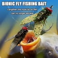 thumbnail image 2 of 40pcs Bionic Fly Fishing Bait, Bionic Fly Fishing Fly, Bionic Fly Fishing Lure, Color Small Fly Hook Fly Fishing Bait, 2024 New Fly Hook Soft Bait Add Fish Attractant Fishing Gear, 2 of 7