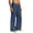 Navy, variant on Men's Baggy Cotton Linen Pants Pleated Wide Barrel Leg Trousers Drawstring Summer Beach Casual Pants Size 2XL White