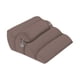 thumbnail image 2 of Almohada de cuña para dormir, almohada de apoyo para las piernas, cojín ergonómico, almohada para juegos, almohada triangular multifunción para leer, Marrón, 2 of 8