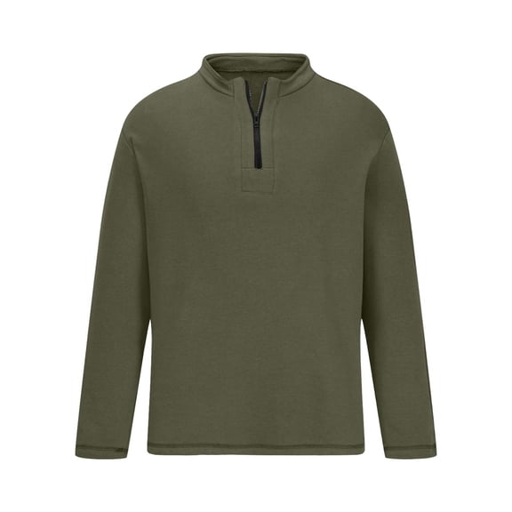 KeShDi Mens Shirts Men Pullover Hoodies Workout Gym Sports Running Outdoor Winter Jackets Sweatshirt Long Sleeve Army Green 2X