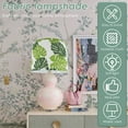 thumbnail image 2 of Toorise - 2 pantallas de lámpara con estampado floral, tela suave, decorativas, extraíbles, de tamaño mediano, para mesa, hogar y dormitorio., 2 of 8