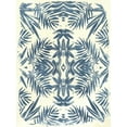 thumbnail image 2 of Vess, June Erica 15x18 White Modern Wood Framed Museum Art Print Titled - Tropical Kaleidoscope I, 2 of 4