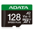 thumbnail image 1 of ADATA 128 GB Tarjeta de Memoria Speed Plus MicroSDXC UHS-I U3 Clase 10 con Adaptador Color Negro con Verde, 1 of 6