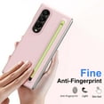 thumbnail image 6 of For Samsung Galaxy Z Fold 3 Case with S Pen Holder & Slim Stylus,Full Coverage Screen Protector Shockproof Ultra Slim Thin Fit Rugged Phone Case for Samsung Galaxy Z Fold 3,Pink, 6 of 8