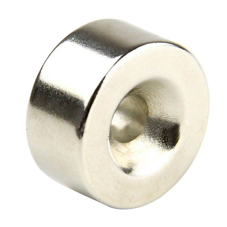 20mm x 10mm Rare Earth N35 Strong Round Disc Ring Magnet Hole 6mm - Walmart.com