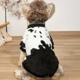 thumbnail image 5 of Fleece Dog Sweater Coat Winter Warm Jacket Coat for Small Dogs Soft Fuzzy Puppy Clothes for Harness Leash Pullover Cold Weather Pet Apparel for Chihuahua Doggy Cats, 5 of 8