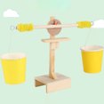 thumbnail image 2 of Rvidsgi Science Kit Collective Intelligence Development Smell-less Wooden Balance Scales Model for Kid, 2 of 8