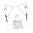 thumbnail image 2 of Almencla Attic Ladder Hinge Arms Easy to Install Portable Hex Head Bolts Ladder Accessory, 2 of 7