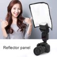 thumbnail image 2 of Flash Diffuser Reflector Photography Studio Lighting Reflector Foldable with The Hook and Loop for All Flash Speedlite, 2 of 5