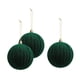 thumbnail image 3 of 3 Piezas De Adornos Navideños De Bolas Flocadas, Adornos Navideños Para El Hogar, Verde, 3 of 8