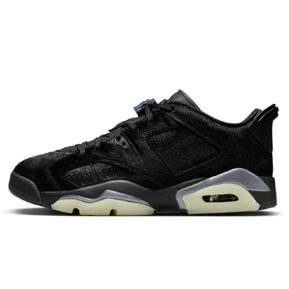 Women's Jordan 6 Retro Low "Blackout" Black/Black-Black (IO9786 001) - 11