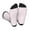 3 Black, variant on Pink Paw Unisex Crew Socks Lightweight Breathable Ventilation Ankle Socks, Mid-calf socks for Daily