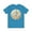 Aqua, variant on Medallion Shirt, Shirt with Medallion, Tee Shirt with Medal