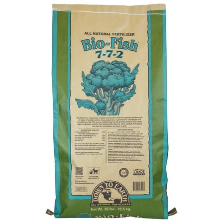 Down to Earth (#DTE03499) Organic Bio-Fish Fertilizer Mix 7-7-2, 50 lb