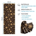 thumbnail image 2 of Brown Sun Moon Cloud Pattern Hot Yoga Mat Towel Non Slip for Hot Yoga - Quick-Drying Yoga Mat Cover with 4 Corner Pockets with Travel Bag - Hot Yoga Towel Non Slip Grip Moisture Wicking Sweat 70"x26", 2 of 6