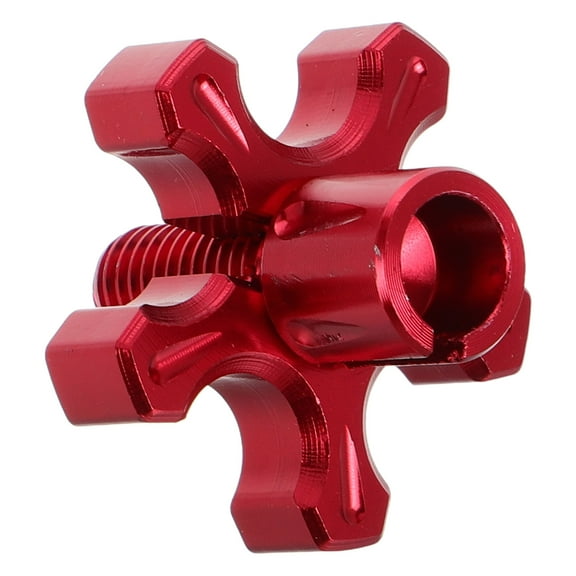 DEEPCRAFF Clutch Cable Adjuster Anodized Aluminum Alloy 1Set For Motorcycles 1.4X1.4X1.2In