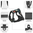 thumbnail image 6 of Haiem Holiday Christmas Cookies Pattern No-Pull Dog Harness Reflective Front Clip Vest with Handle,Step-in Air Dog Harness,Adjustable 2 Metal Rings 4 Buckles-X-Large, 6 of 6