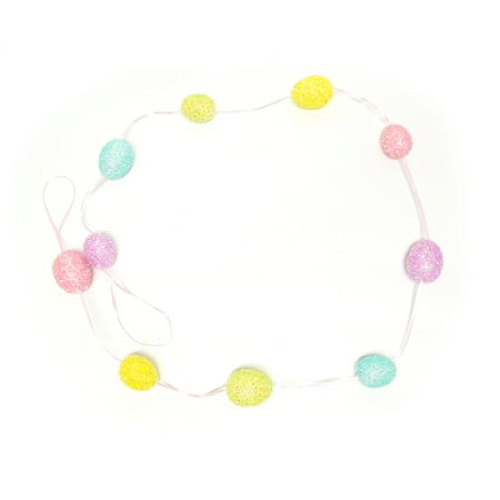 Way To Celebrate Easter Egg Tinsel Garland, 6Ft.