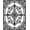 Black, Pattern 3, variant on ODIKA 2'x3' Machine Washable Non-Slip Area Rug, Vintage Damask Nouveau Inspired Ornamental Decorative Arrangement High Traffic Rug, Black, 588481