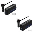 thumbnail image 1 of Baohd 1/2/3/5 Multifunctional Quick Charge 30 Cigarette Lighter USB Car Recharger black 2PCS, 1 of 6