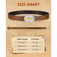 thumbnail image 6 of WHIPPY Kids Western Cowboy Belt for Boys Girls Cowgirl Ratchet Leather Belts with Automatic Buckle, 6 of 6