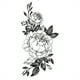 thumbnail image 2 of Tatuajes temporales para hombres, mujeres y adultos. Tatuajes abstractos con rosas., 2 of 2