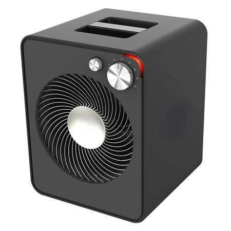 

KALMTE VMH300 Whole Room KALMTE Metal Heater Black