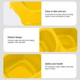 thumbnail image 4 of Cat Dog Pet Food Bowl Food Water Bowls Dish for Small Medium Size Dogs Cats,yellow, 4 of 5